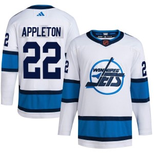Mason Appleton Youth Adidas Winnipeg Jets Authentic White Reverse Retro 2.0 Jersey