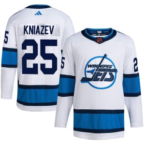 Artemi Kniazev Youth Adidas Winnipeg Jets Authentic White Reverse Retro 2.0 Jersey