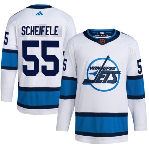 Mark Scheifele Youth Adidas Winnipeg Jets Authentic White Reverse Retro 2.0 Jersey
