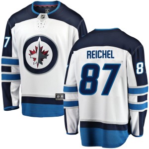 Kristian Reichel Men's Fanatics Branded Winnipeg Jets Breakaway White Away Jersey