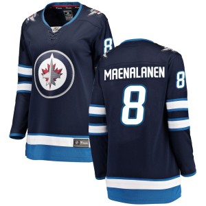 Saku Maenalanen Women's Fanatics Branded Winnipeg Jets Breakaway Blue Home Jersey