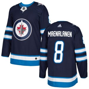 Saku Maenalanen Youth Adidas Winnipeg Jets Authentic Navy Home Jersey